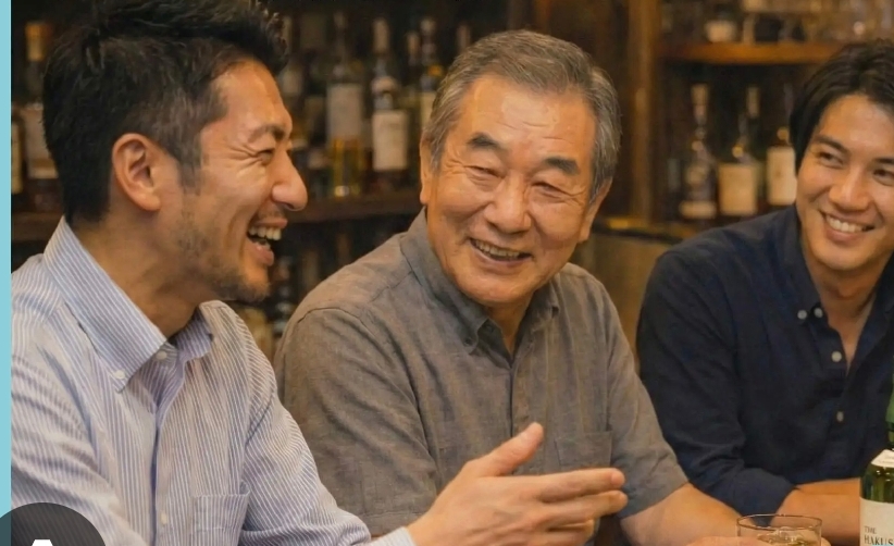 スナックで奇跡の再会！昔話に花咲かせた夜