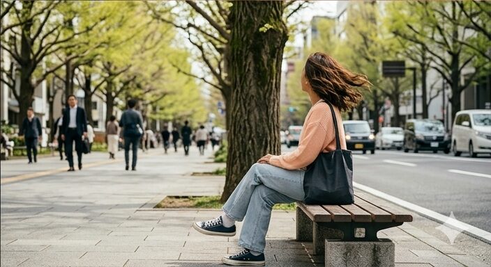 春の気配と、夜の街の移ろい